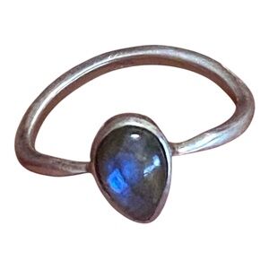 Sterling silver 925 labradorite ring